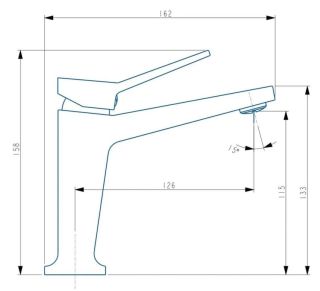 Смеситель для раковины Haiba HB10818-7 чёрный матовый